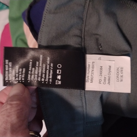 Paige Stafford Transend Knit Pants, 36, Jaded Crystal, NWOT - Picture 8 of 8